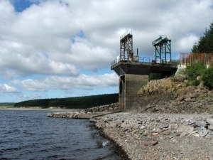Loch Doon Hydro  - Water intake for Drumjohn hydro power station  [image credit: Mark Klimek]